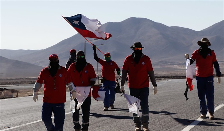 Chile: Amenaza de huelgas pone mayor presión al mercado y precios del cobre podrían seguir ganando impulso