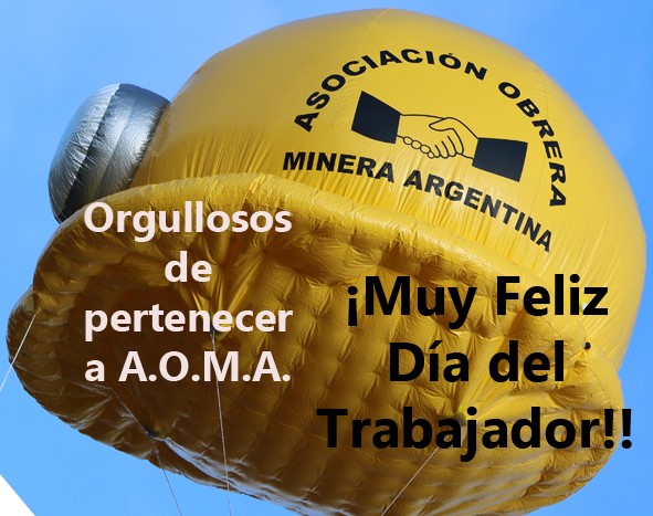 AOMA saludó a los trabajadores mineros por el "Día del Trabajador"