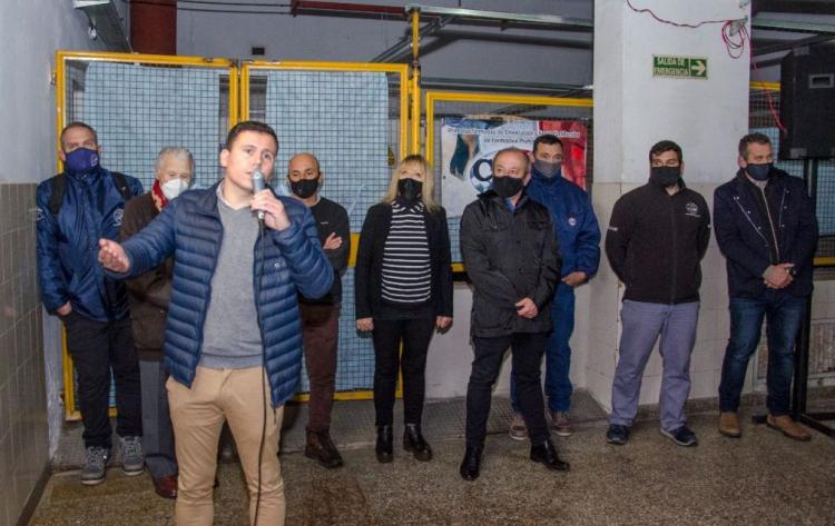 Buenos Aires: Federico Aguilera dio inicio al curso de Electricista Industrial para trabajadores mineros