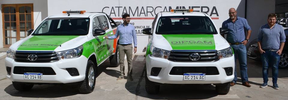 Catamarca: La Secretaría de Minería sumó nuevas camionetas a su flota de vehículos