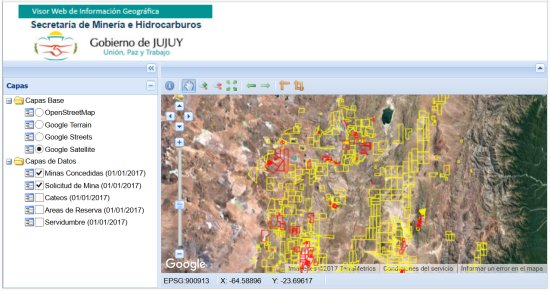 Jujuy: Catastro minero: anuncio sobre superficies a liberar