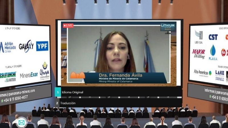 Catamarca/Con todas las pilas: la provincia expuso en seminario virtual "Litio en la región de Sudamérica"