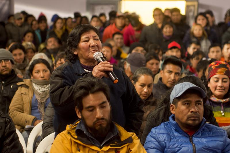 Catamarca: Corpacci participó de asamblea vecinal para debatir fondos de la actividad minera