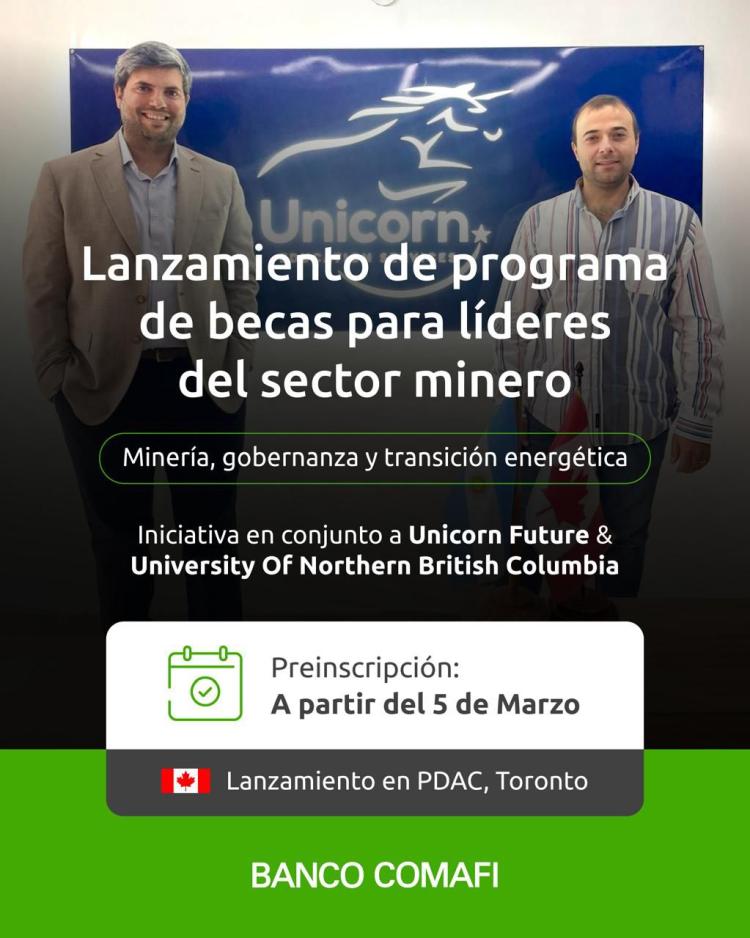 El Banco Comafi impulsa un programa de becas para líderes mineros