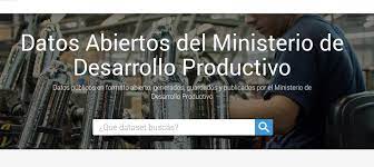 El Ministerio de Desarrollo Productivo presentó su portal de Datos Abiertos El Ministerio de Desarrollo Productivo presentó su portal de Datos Abiertos