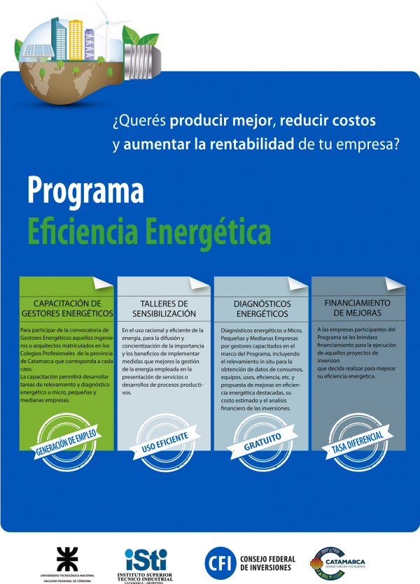 Catamarca: Lanzan capacitación gratuita para gestores energéticos