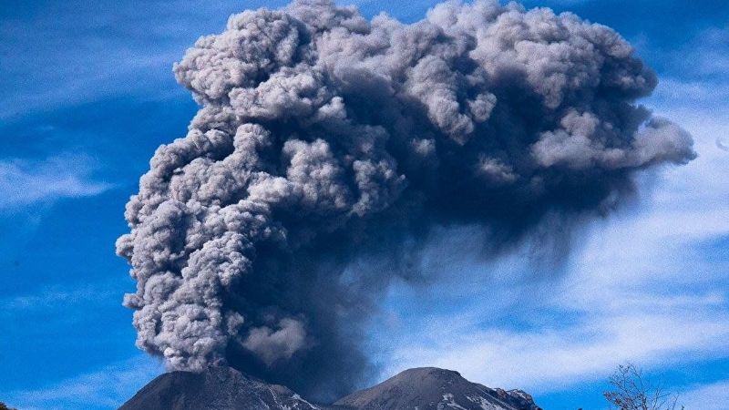 Mendoza: Entró en acción un volcán chileno, cerca de la provincia