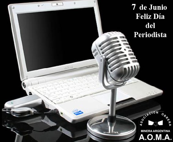 Fraternal saludo de AOMA a los trabajadores de prensa por el "Día del Periodista" Fraternal saludo de AOMA a los trabajadores de prensa por el "Día del Periodista"