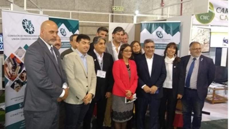 Catamarca: Funcionarios visitaron el stand de minería en la Expo Productiva