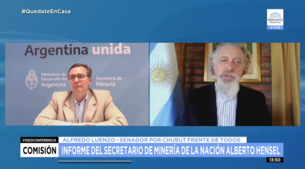 Chubut: Hensel contó que  "Estamos acompañando la iniciativa del gobernador Arcioni, de desarrollar la minería en la Meseta"