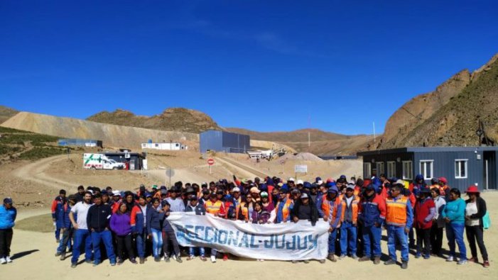 Jujuy: Proyecto Chinchillas, mineros van a paro por tiempo indeterminado