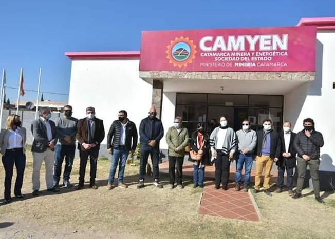 Catamarca: El gobernador recorrió las nuevas oficinas de CAMYEN en Andalgalá