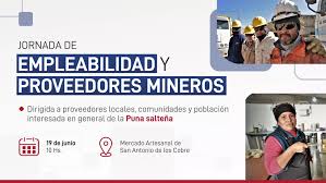 Jornada de Empleabilidad y Proveedores Mineros en San Antonio de los Cobres