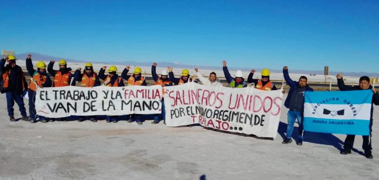 Jujuy: Trabajadores salineros de Jujuy se declaran en alerta ante despidos y reclamos laborales Jujuy: Trabajadores salineros de Jujuy se declaran en alerta ante despidos y reclamos laborales