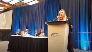 Karina Milei en PDAC de Canadá: "Con el RIGI damos seguridad jurídica y reglas claras a los inversores"