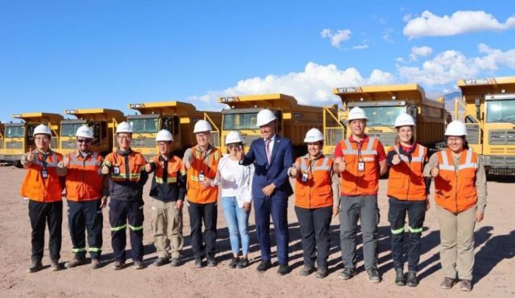 Los vicegobernadores de Santa Cruz y Catamarca visitaron Zijin-Liex