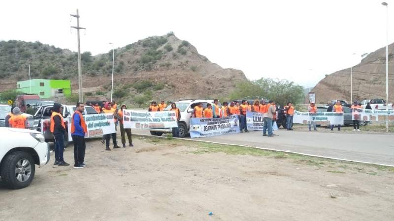 Catamarca: Los mineros se unieron para defender las fuentes laborales