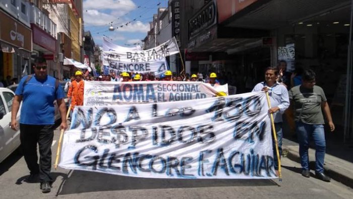 Jujuy: Marcha contra los despidos de la Fundición Aguilar