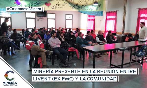 Catamarca: La Secretaría de Minería de la provincia participó de la reunión entre Livent (ex FMC) y la comunidad