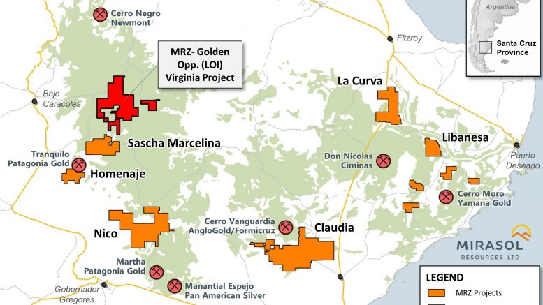 Santa Cruz/Proyecto Virginia: Perforaciones iniciarían en el tercer o cuatro trimestre de 2020