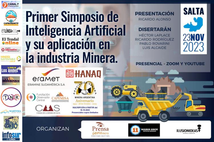 Salta: Primer Simposio de Inteligencia Artificial aplicada a la Industria Minera