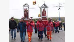 Santa Bárbara y su devota relación con los mineros de Río Turbio