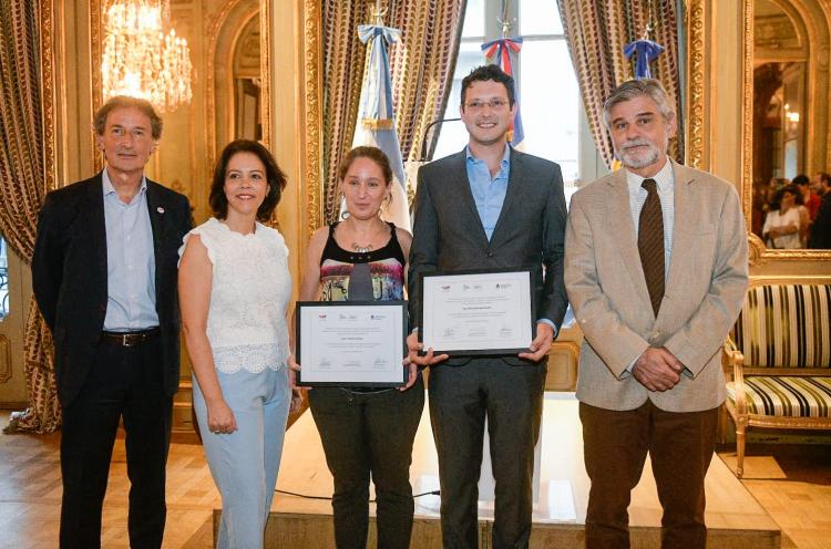 Se entregaron los premios de la sexta "Distinción Franco-Argentina en Innovación".