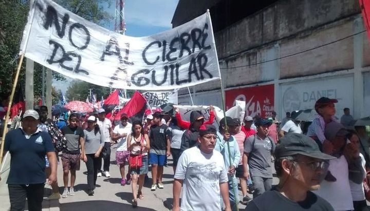 Jujuy: Se movilizaron en Palpalá contra el cierre de la Fundición El Aguilar, donde hay 144 despedidos