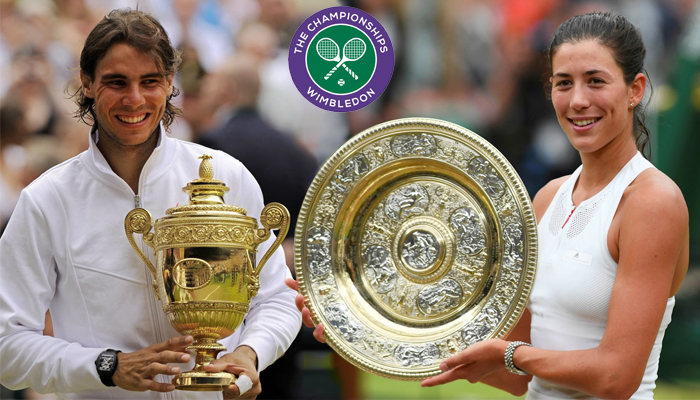 Los valiosos trofeos de plata que recompensan a los campeones del torneo de tenis de Wimbledon